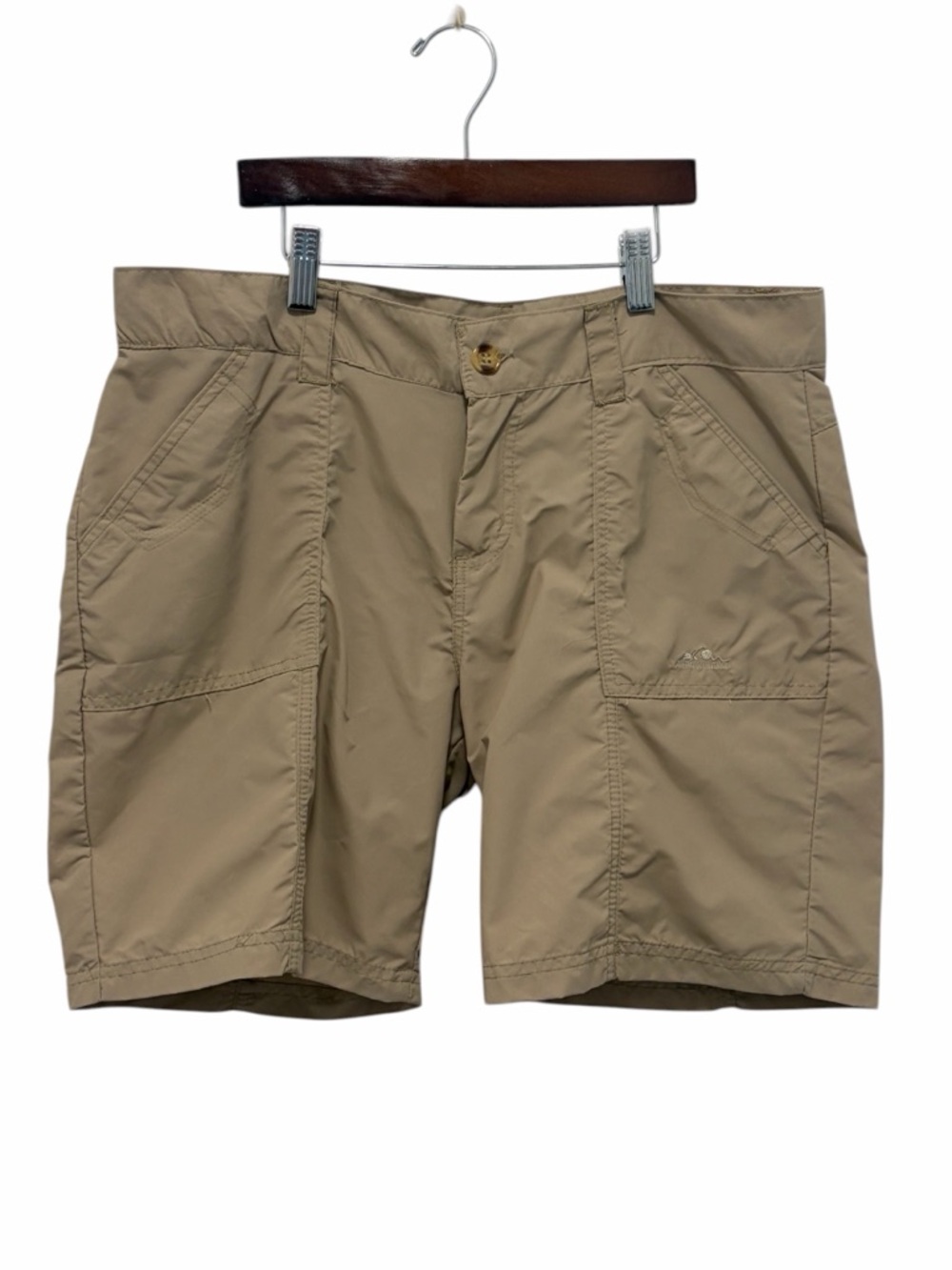 American Outback Khaki Nylon Hiking Shorts - Like New - Large
